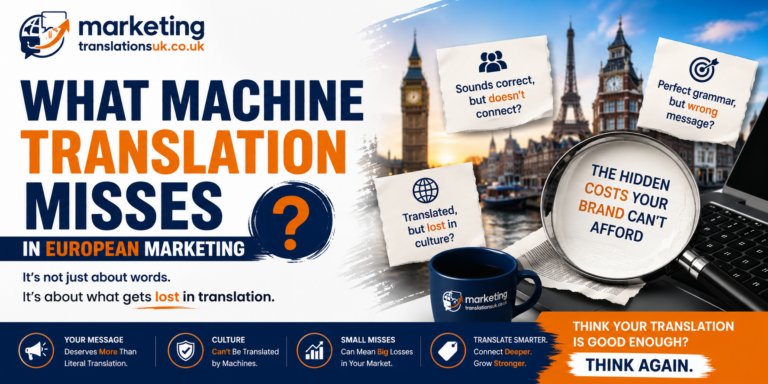 Why Machine Translation Fails for Marketing Campaigns in Europe?