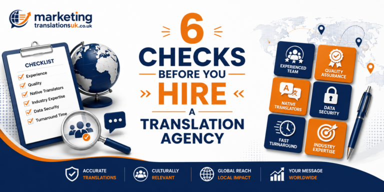 How to Vet a Marketing Translation Supplier Before You Brief Them