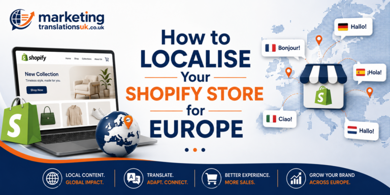How do I localise my UK Shopify store for European markets?